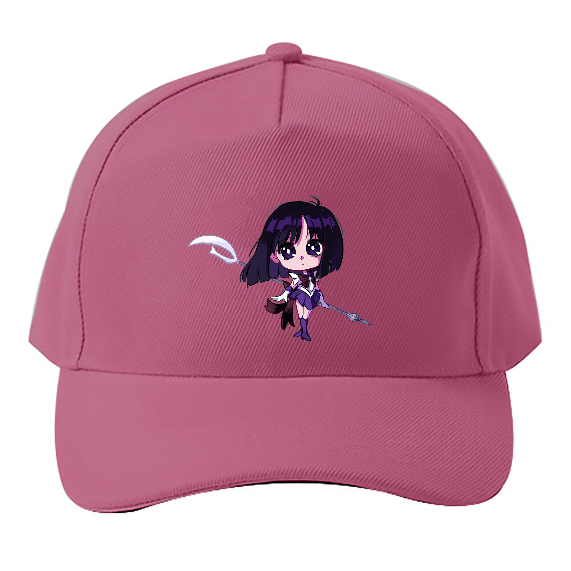 （画像用） 美少女戦士セーラームーン 土萠ほたる Sailor Moon Tomoe Hotaru （セーラーサターン；Sailor Saturn） ベースボールキャップ 綿100％ 男女兼用 帽子 スポーツ